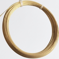 Fil de diamant taillé en or 14 carats, semi-rigide, pour la fabrication de bagues, crochets d'oreilles, bracelets et composants de bijoux - Vente en gros