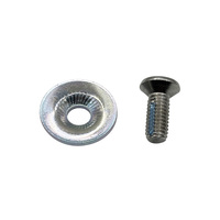 Kit de fixation robuste pour snowboard avec patchs en nylon anti-desserrage et vis, certifié IATF16949 pour équipement de ski et sports d'hiver