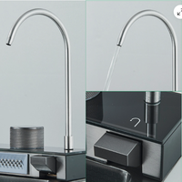 Évier de cuisine avec robinet combiné et évier lave-tasses cuvette éviers de cuisine modernes intelligents