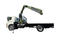 HAOY-Grue de camion mobile à flèche articulée de 8 tonnes, avec télécommande sans fil, manipulateur radio hydraulique articulé, noyau de pompe à engrenages