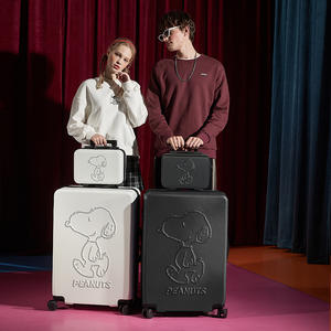 Valise rigide Snoopy en forme d'arachide, modèle K06, en matériau ABS avec serrure, bagages de voyage unisexes pour enfants, été 2021 - Product Image 2