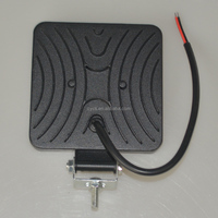 Phare antibrouillard LED carré 9-30V 16 LED 4 pouces 6000K 12V 24V 48W pour voiture, tout-terrain, bateau, tracteur, camion