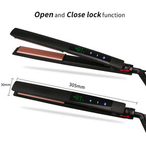 Fer à lisser <span class=keywords><strong>professionnel</strong></span> à température max plaque enduite de céramique brosse crème 3 en 1 <span class=keywords><strong>Pod</strong></span> forte vapeur corée salon fer plat - Product Image 4