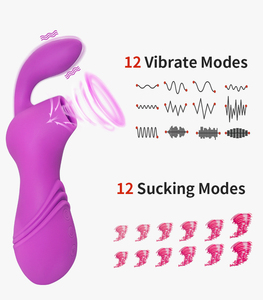 Working Over 2 Hours Dual Stimulate Breast Sex Toy Adult Toy <b>Vibrator</b> for Women - Product Image 5
