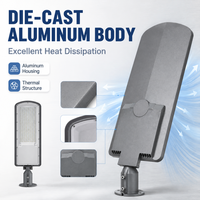 Éclairage de parking à bas prix, éclairage extérieur étanche IP66, lampadaire en aluminium 50W 100W 150W 200W, lampadaire LED