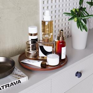 Plateau à salade moderne en bois Boîte en pin Conception de bateau pour bonbons et biscuits Plateau à repas rotatif à 360 ° Plateau à dîner <span class=keywords><strong>Pate</strong></span> - Product Image 4