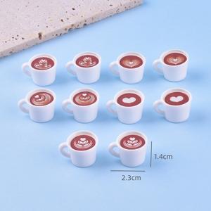 Taza y Plato de Café en Miniatura para Casa de Muñecas, Modelo de Resina, Vajilla Decorativa - Product Image 4