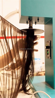 Machine d'usine de cheveux d'enseignement pour la bobineuse de trame de cheveux de paquets de cheveux Machine d'extensions humaines