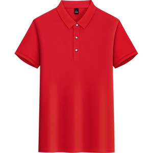 Men's Solid Color Polyester <b>Polo</b> Shirt Short Sleeve Workwear Daily Wear - Product Image 2