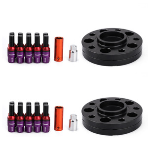 อะแดปเตอร์ล้อ 4x15 มม. ความหนา 120 มม. PCD อลูมิเนียมอัลลอย สีดำ สำหรับ BMW E36 E82 E88 น็อต M12x1.5 - Product Image 2