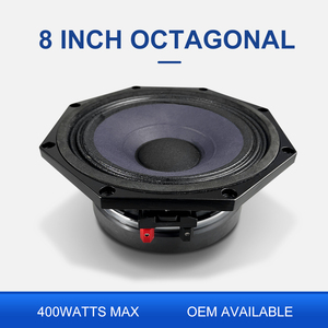 Haut-parleur médium OEM 8 pouces 200W RMS 98dB SPL Bobine vocale 2 pouces avec bobinage intérieur/extérieur Panier en aluminium PA-8PE23 Haute puissance de sortie Deli - Product Image 2