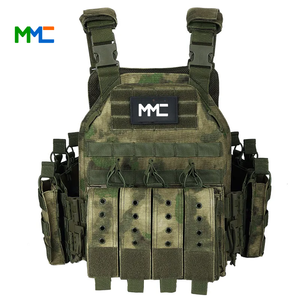 Veste tactique respirante en maille de polyester pour hommes d'été, sangle de poitrine, multifonctionnelle, entraînement en plein air, simulation de CS, gilet de terrain - Product Image 2