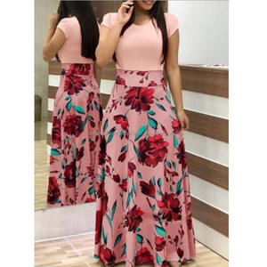 Женские свободные элегантные длинные платья с юбкой и цветочным принтом, большие размеры - Product Image 5