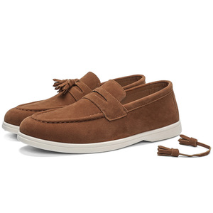 <span class=keywords><strong>Chaussures</strong></span> habillées en cuir à enfiler pour <span class=keywords><strong>hommes</strong></span>, résistantes, respirantes, mocassins formels, <span class=keywords><strong>chaussures</strong></span> décontractées et baskets pratiques - Product Image 6