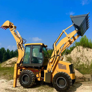 Huansheng Hs388 China Goedkope <span class=keywords><strong>Backhoe</strong></span> Loader Prijs Mijnbouw Geval 4*4 Wiellader Graafmachine Te Koop - Product Image 5
