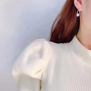 อุปกรณ์ทำเครื่องประดับเงินแท้ S925 รุ่น 21583 สำหรับติดมุก DIY เครื่องประดับเงินแฟชั่น ตัวล็อคต่างหูทรงรี 7-9 มม. สำหรับติดคริสตัล - Product Image 3