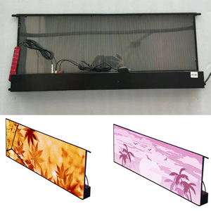 Pantalla LED Transparente para Ventana Trasera de Coche, 4G, WiFi, GPS, 4K, a Todo Color, de Alto Brillo, Legible Bajo la Luz Solar, Garantía de 2 Años, para Taxi - Product Image 4