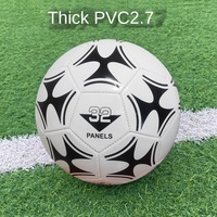 Mini ballon de football Taille 2/1/0/00 pour entraînement de club, en PVC avec revêtement en fil, commande en gros à prix réduit pour les écoles, fournisseur direct d'usine pour la promotion