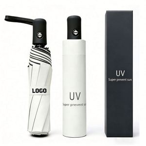 Unique Promo Business Gift Products <b>Windproof</b> Foldable Travel Three Folding With Logo Custom Design <b>Umbrella</b> Wholesale - Product Image 1