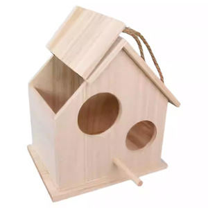Factory Wholesale Wooden Bird Nests Parrot Breeding <b>Boxes</b> Bird Breeding Cages Wooden Bird Houses - Product Image 6