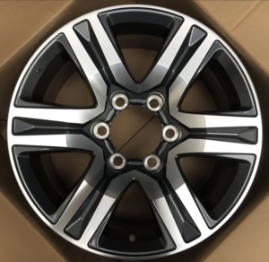Rin de Aleación de Aluminio Todoterreno de 17 Pulgadas 17x7.5, 6x139.7 PCD, Acabado Negro Mate para Camionetas 4x4 y SUV - Product Image 5