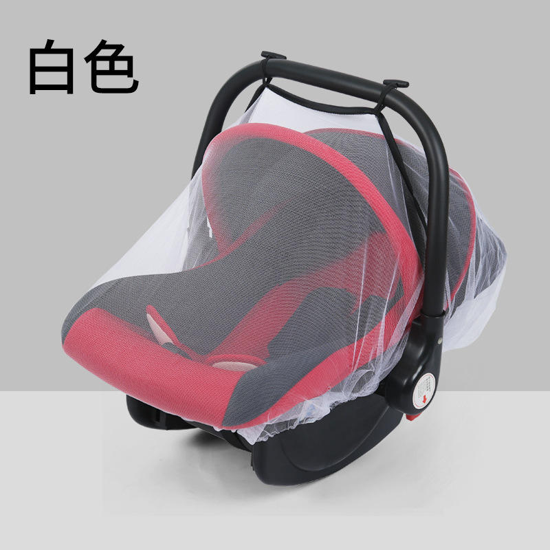 มุ้งกันยุงแบบหัวเข็มขัดสีขาว