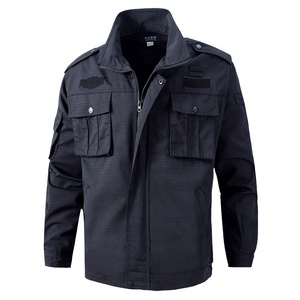 Traje <span class=keywords><strong>de</strong></span> uniforme <span class=keywords><strong>de</strong></span> guardia <span class=keywords><strong>de</strong></span> <span class=keywords><strong>seguridad</strong></span> azul oscuro <span class=keywords><strong>para</strong></span> hombres y mujeres Monos negros usables <span class=keywords><strong>de</strong></span> invierno <span class=keywords><strong>para</strong></span> entrenamiento - Product Image 1