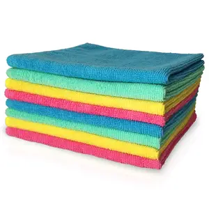 Chiffon de nettoyage professionnel, serviette en microfibre, 10 pièces, meilleur accessoire absorbant pour vitre de verre, pour lavage de voiture, vente en gros