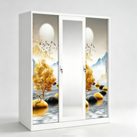 Armoire métallique imprimée, armoire de rangement en acier, placard modulaire anti-termites, durée de vie de 10 ans pour l'utilisation dans les dortoirs scolaires