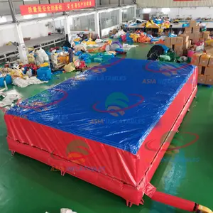 Foam Pit Jump Inflatable Trampoline Park Airbag / Inflatable Foam Pit Airbag