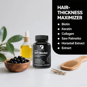 Suplemen pertumbuhan rambut memperkuat vitamin rambut reparasi Fuller DHT pemblokir kapsul vitamin rambut - Product Image 5
