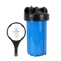 Préfiltre à eau de 10/20 pouces, filtre épais, bouteille épaissie, embout en cuivre de 1 pouce, CTO, garantie 5+ ans, 1 kg
