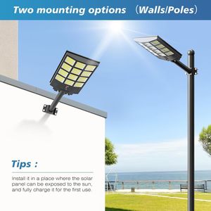 All-In-One 5000W/3500W/2000W IP65 Waterproof Solar LED Street Lights 7000K Sensor CE Certified Lithium <b>Battery</b> for Garden Yard - Product Image 3