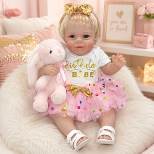 BAkwbwBY Poupée Reborn 20 Pouces Corps en Tissu Yeux Ouverts Bébé Nouveau-Né Fille Réaliste Poupée pour Filles Vente en Gros - Product Image 2