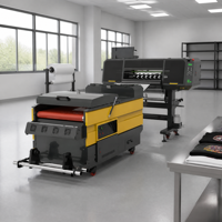 Printer DTF Otomatis Penuh 24 Inch 4 Head Epson dengan Sistem Tinta Putih Anti-Sedimentasi, Mesin Transfer Roll to Roll, Garansi 1 Tahun