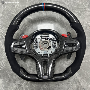 Volant en fibre de carbone pour les séries 1 2 3 4 5 6 7 8 I3 I4 X3 X4 X7 XM M2 M3 M4 M5 M340i G20 G80 G82 - Product Image 1