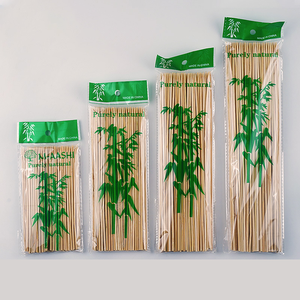 竹スティック食品接触安全ポータブル中国100ピース/パック - Product Image 1