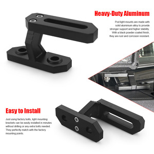 1 cặp giá đỡ đèn A-Pillar kép, đèn rãnh địa hình, dành cho phụ kiện Ford Bronco 2/4 cửa 2021-2025 - Product Image 4