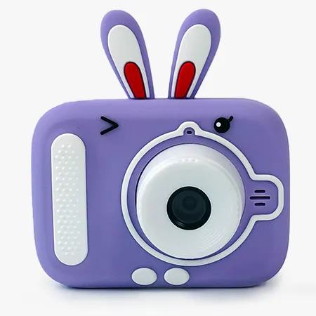 2.0 inch high-definition dual camera cartoon silicone cover for outdoor photography video recording children's camera gift