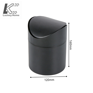 ถังขยะทรงกลมขนาดเล็กสำหรับสำนักงานและห้องนอน - ถังขยะสแตนเลสแบบตั้งโต๊ะ - Product Image 4