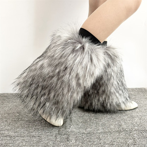 Scaldacollane da <span class=keywords><strong>Donna</strong></span> in Finta Pelliccia Ecologica, Morbidi e alla Moda, con Logo Personalizzato per Autunno Inverno - Product Image 5