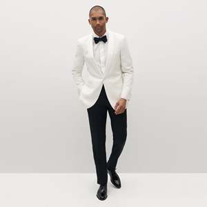2024 hommes italien mode marié Costume un bouton mariage smoking costume grande taille plat avant <span class=keywords><strong>robe</strong></span> manteau <span class=keywords><strong>pour</strong></span> hommes - Product Image 5