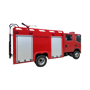 <span class=keywords><strong>Camion</strong></span> <span class=keywords><strong>de</strong></span> pompiers personnalisé <span class=keywords><strong>de</strong></span> réservoir d'eau 8000L avec 4x2 roue d'entraînement nouvel état corps PP - Product Image 1