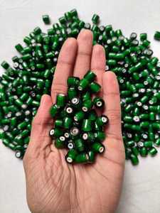 Cuentas de Vidrio de Murano de Color Personalizado (Formas Ovaladas y Redondas) para la Fabricación de Joyas - Cuentas Sueltas a Granel en Caja de la India a Precio de Mayoreo - Product Image 1