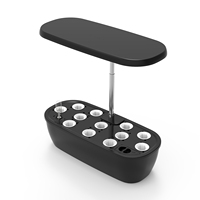 Système de culture hydroponique intelligent d'intérieur IGS-37 pour plantes et fleurs, lampe de culture LED hydroponique à spectre spécifique avec 12 modules