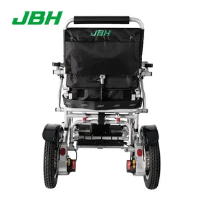 JBH D10D ขายร้อนพับน้ำหนักเบาไฟฟ้ารถเข็นสำหรับผู้สูงอายุ