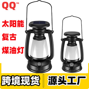 <b>Camping</b> <b>Lantern</b> <b>Led</b> Solar Powered Rechargeable Warm White Light Outdoor Portable Lighting - Product Image 5