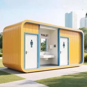 Toilettes publiques extérieures avec réservoir de fèces, toilettes mobiles en plastique pour parc et zone touristique - Product Image 3