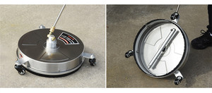 4000 PSI 15 "20 inch bề mặt sạch hơn máy giặt áp lực với 3 bánh xe điện máy giặt tập tin đính kèm với 2 mở rộng Cây Đũa Phép 2 vòi phun - Product Image 5