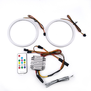 Anneaux lumineux ADT Car Angel Eyes à commande par application RGBW, anneaux halo effet de poursuite en coton 60mm 70mm 80mm 140mm 160mm - Product Image 3
